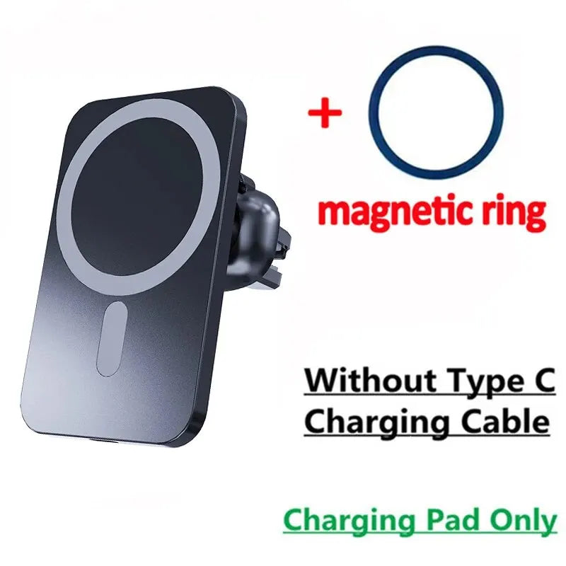 30W Magnetic Wireless Car Charger (Fast Charging)