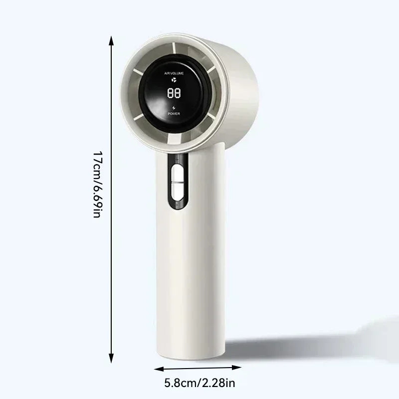 Turbo Handheld Portable Fan (Rechargeable)