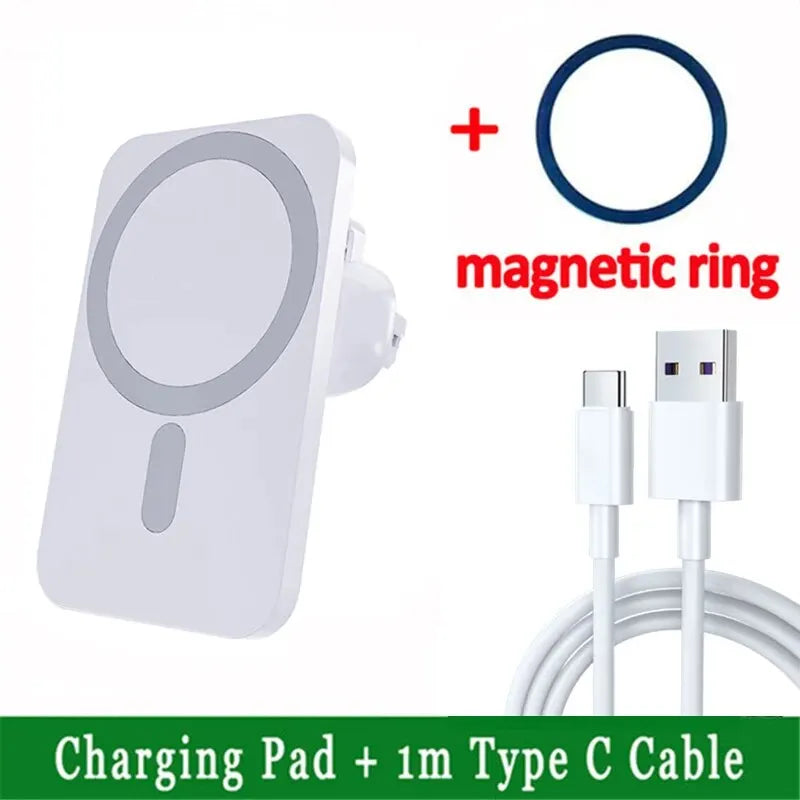 30W Magnetic Wireless Car Charger (Fast Charging)