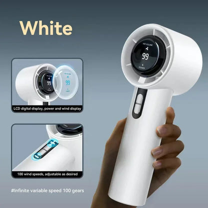 Turbo Handheld Portable Fan (Rechargeable)