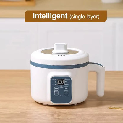 Compact Electric Rice & Hot Pot Cooker (2-in-1)