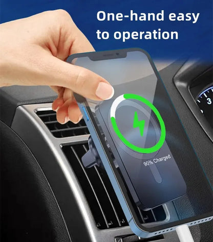 30W Magnetic Wireless Car Charger (Fast Charging)