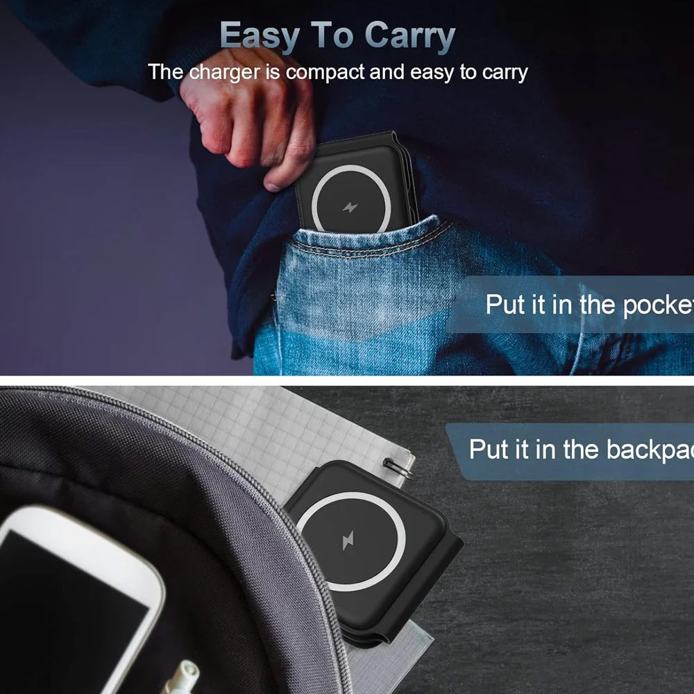 3-in-1 Foldable Magnetic Wireless Charger