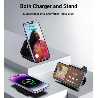 3-in-1 Foldable Magnetic Wireless Charger