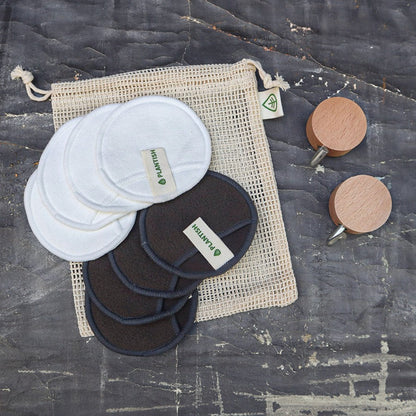 Cotton & Bamboo Facial Rounds – Eco Beauty Kit-0