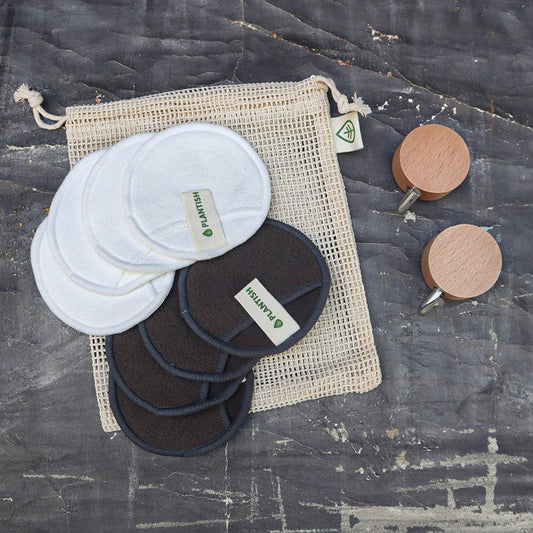 Cotton & Bamboo Facial Rounds – Eco Beauty Kit-0