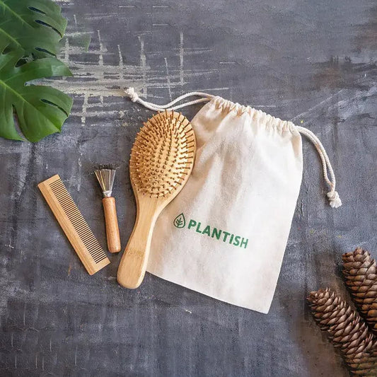 Bamboo Hair Brush Set – Natural Scalp Care-0