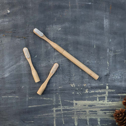 Bamboo Toothbrush Travel Case – Refillable & Eco-Friendly-0