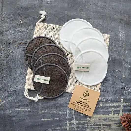 Reusable Cotton & Bamboo Rounds – 10-Pack-0