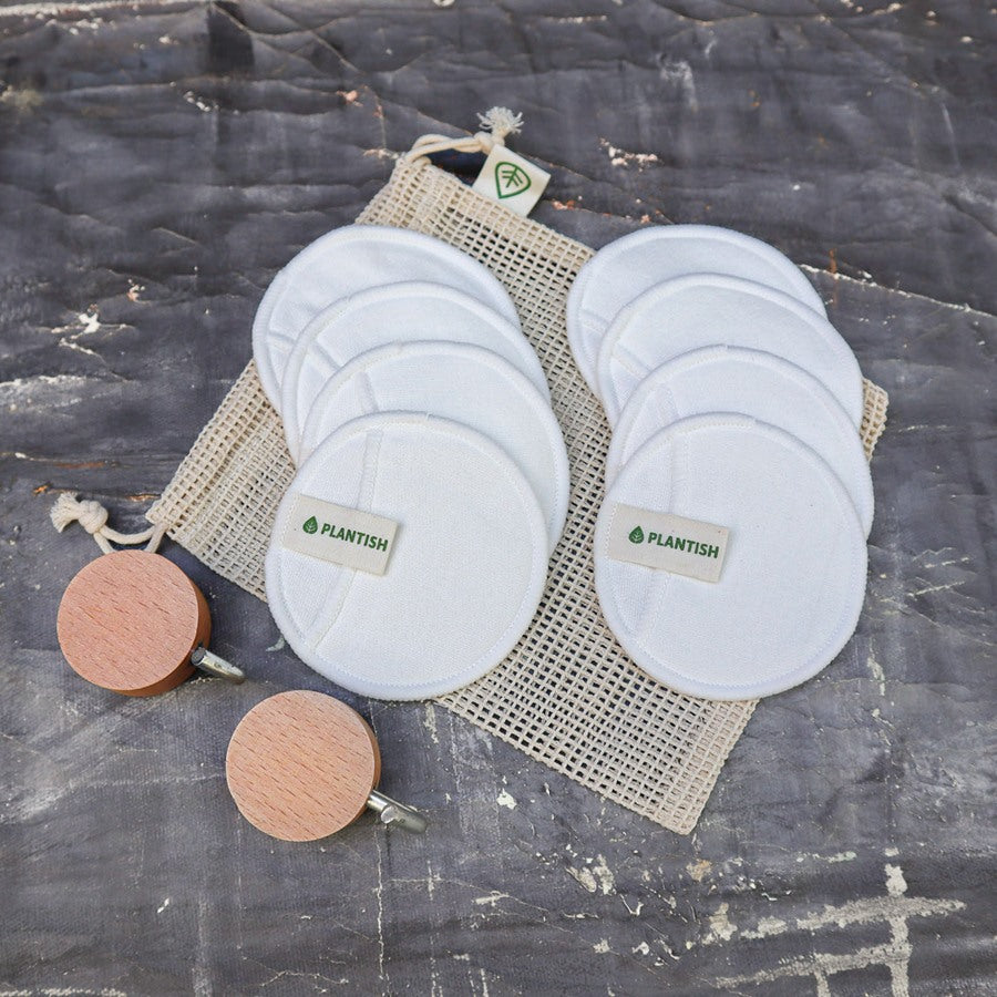Reusable Cotton Facial Rounds – Eco Beauty Set-3
